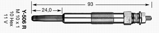 SUPERDIESEL SUP 8396 Izzítógyertya